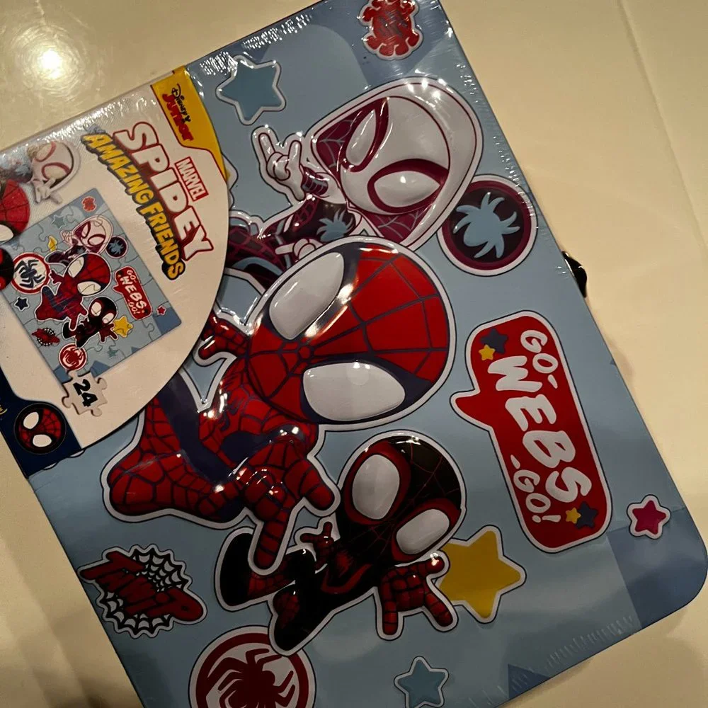 SpiderMan (Spidey & Friends - Marvel‎ Junior Lunchbox Puzzle - 24 pps - New -x